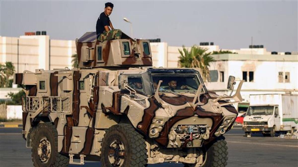Consolidating Power:

Haftar began consolidating his power and established the new Libyan National Army, loyal to the Tobruk-based government. Opposing militias grouped together to become a collective known  as Libya Dawn, which has been described as the army of the Tripoli-based government.

(Photo: LNA forces. AFP)