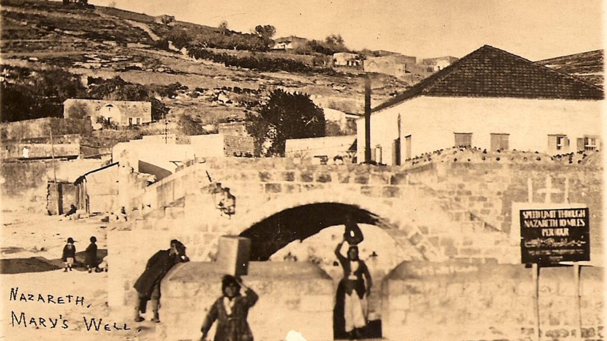 Abbud, Mary’s well, Nazareth (Twitter)