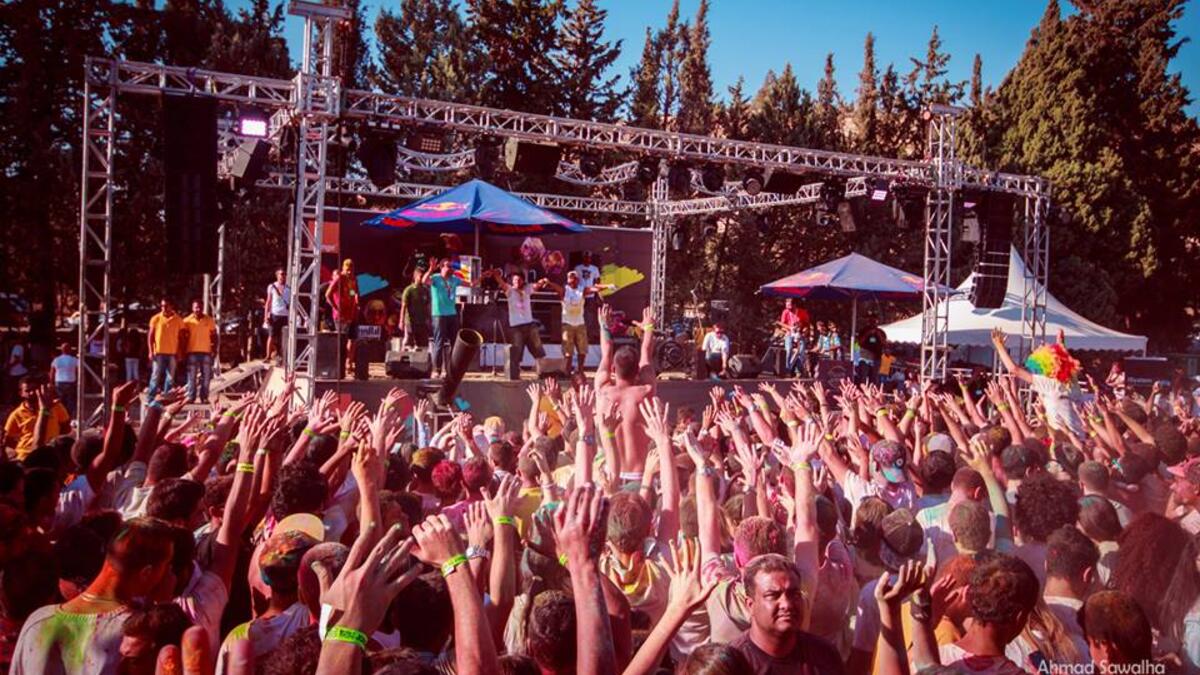 Color Festival in Amman, Jordan. (Facebook)