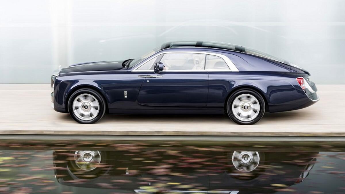 Sweptail by Rolls Royce – $13 million this car is off the markets. That’s because it was made on the recommendations of one specific customer whose name the company has refused to divulge. A company famous for its luxurious rollouts, there were only 4,000 Rolls Royce cars manufactured in 2016/Twitter