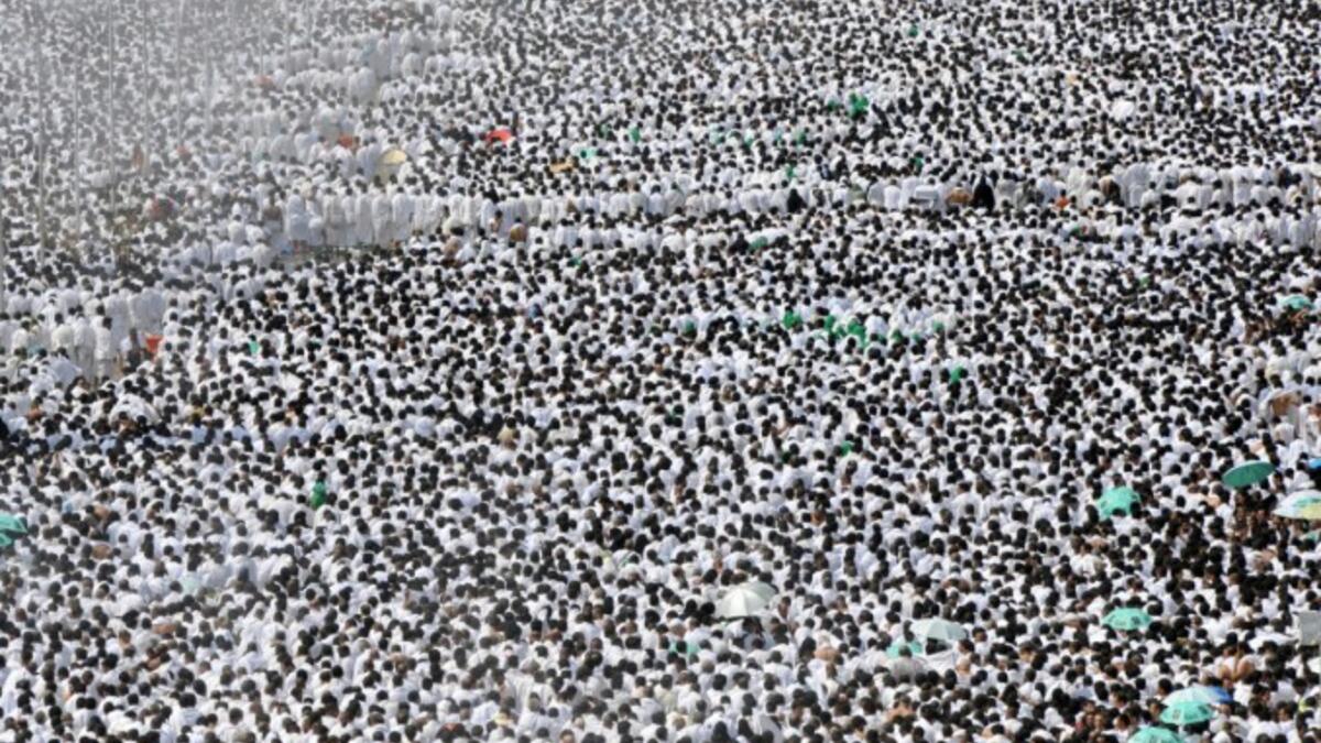hajj crowds