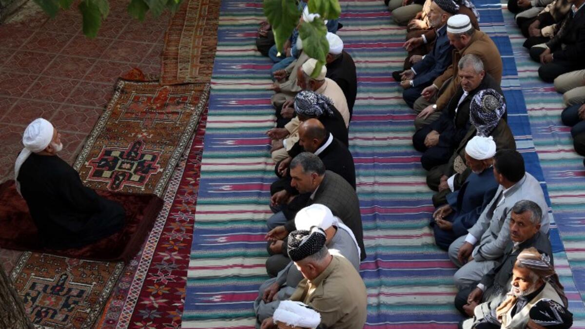 Muslims around the world celebrate the birth of the prophet, known in Arabic as the "Mawlid al-Nabawi" holiday, on the third month of the Islamic lunar calendar.
SAFIN HAMED / AFP