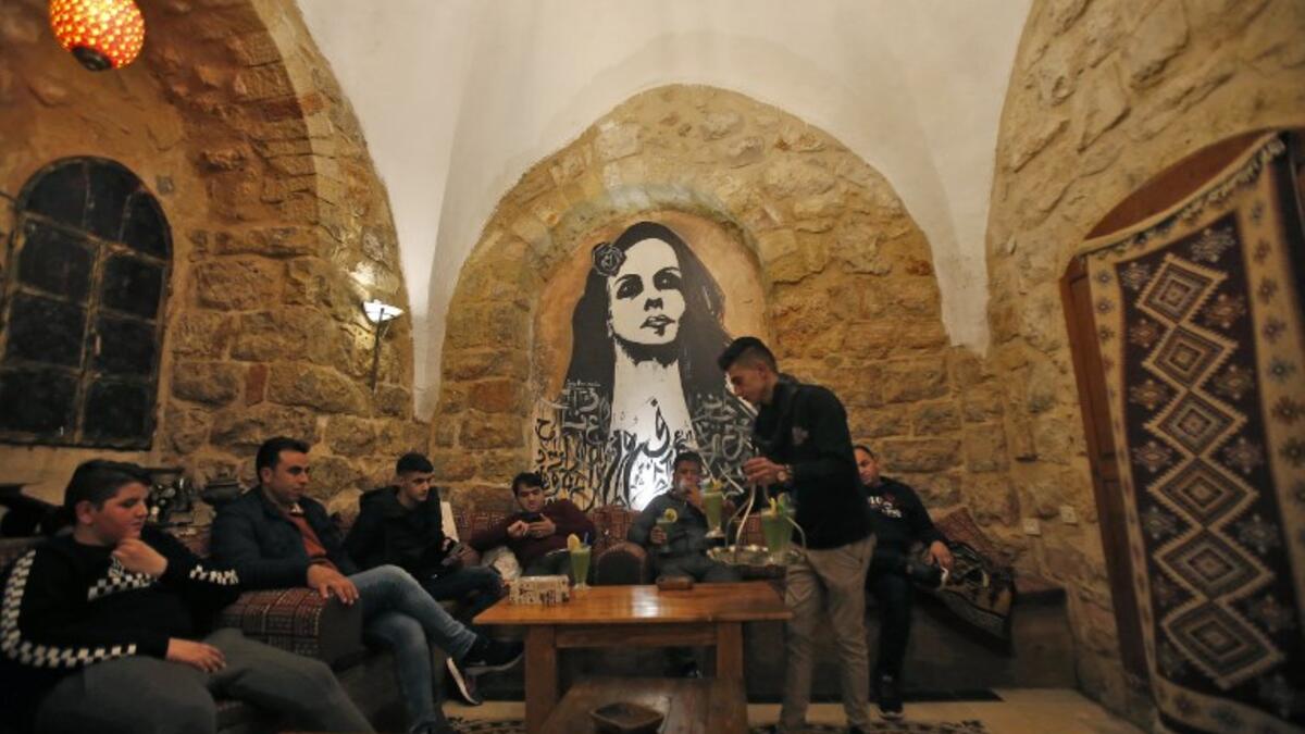 Aziz Hijazi, the venue's 35-year-old Palestinian founder, returned from Turkey to open a traditional men-only bathhouse in Hebron's old city with the aim of bringing in tourists and providing relaxation for its Palestinian residents.
HAZEM BADER / AFP