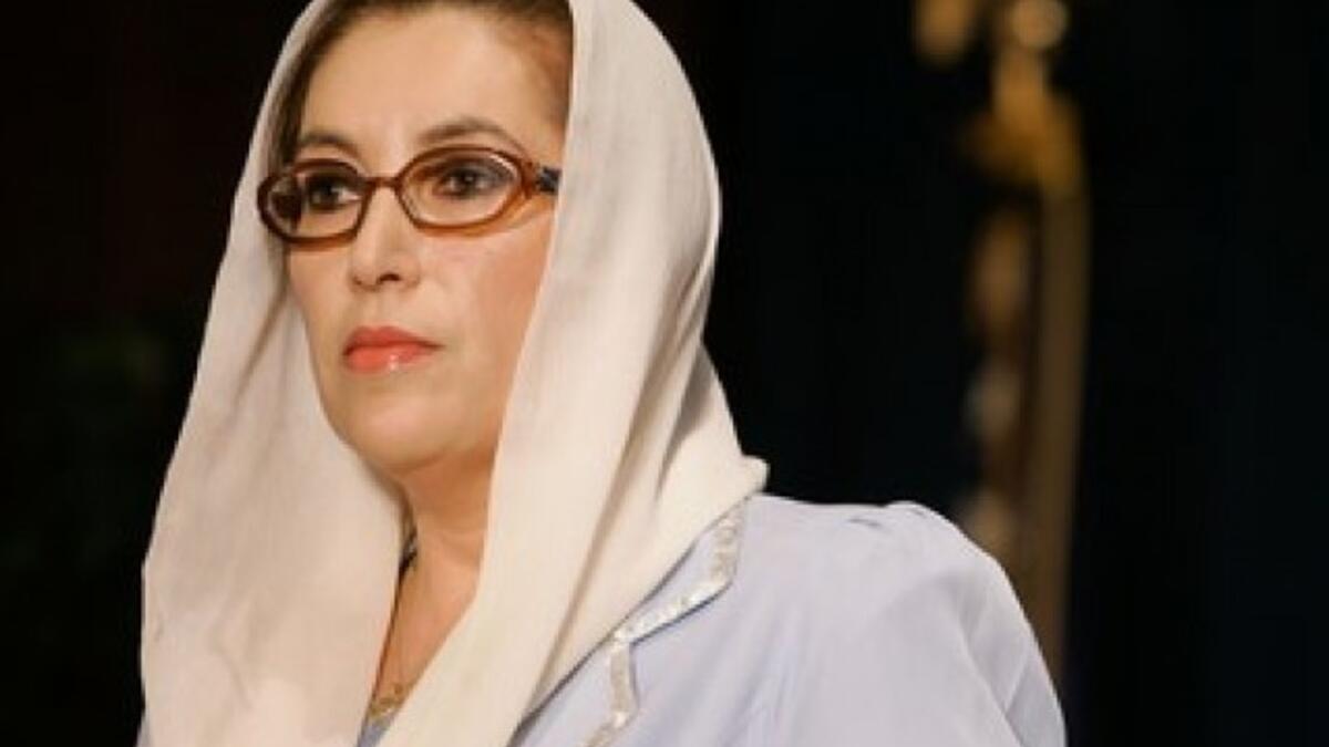 Benazir Bhutto was a Pakistani politician who served as Prime Minister of Pakistan from 1988 to 1990 and again from 1993 to 1996. She was the first woman to head a democratic government in a Muslim majority nation. Bhutto was assassinated in 2007. Yet she continues to be an inspiration for women and girls. (AFP/ File Photo)