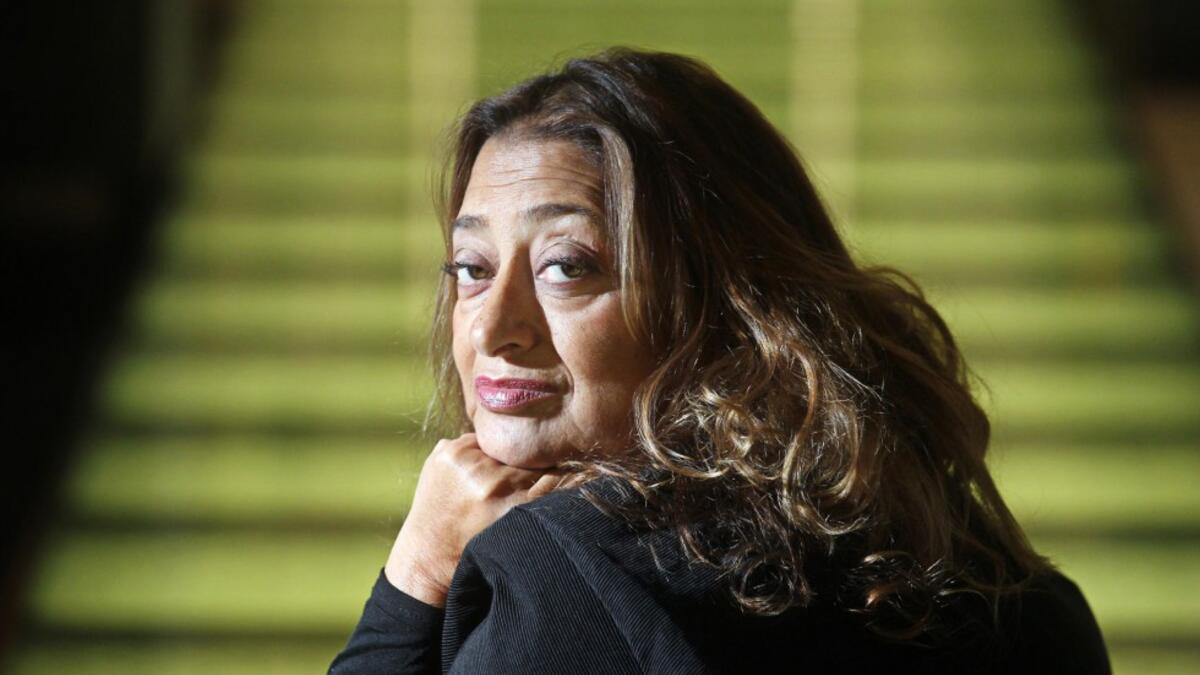 Dame Zaha Hadid was a world renowned British Iraqi architect who dazzled the world with her incredible designs. Widely regarded as the best female architect of the modern age, Zaha was the first woman and the first Muslim to receive the Pritzker Architecture Prize in 2004. (AFP/ File Photo)