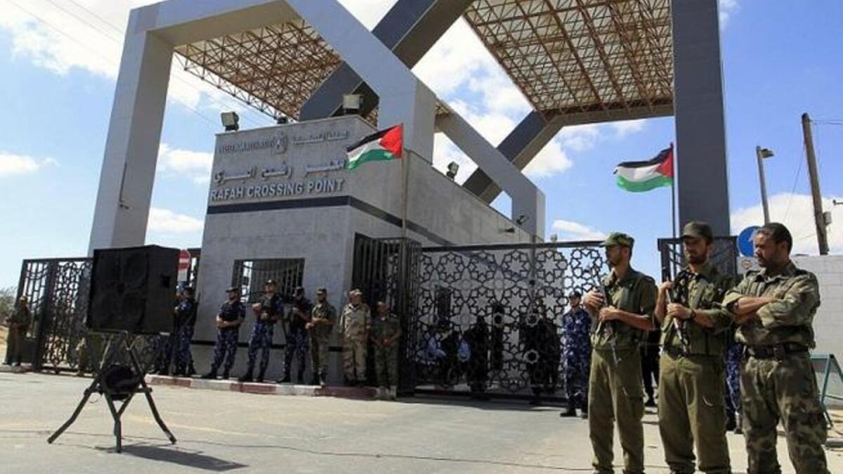The Rafah border crossing. (AFP/Said Khatib)