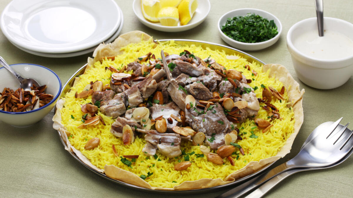 Mansaf is a really famous Jordanian national dish during the first day of Eid Al-Adha. (Shutterstock/ File)