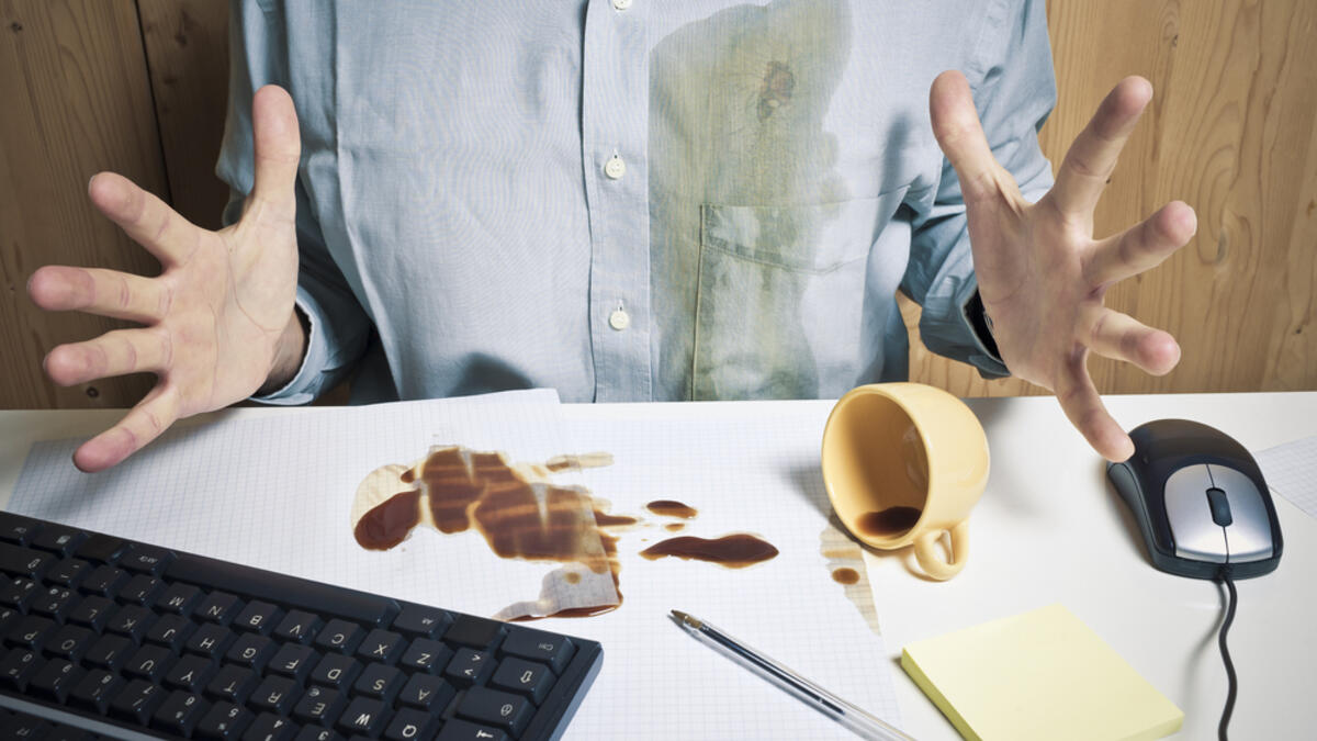 Spilling coffee brings you the good luck, but in the West spilling your morning coffee will probably signal having a bad day. (Shutterstock/ File Photo)