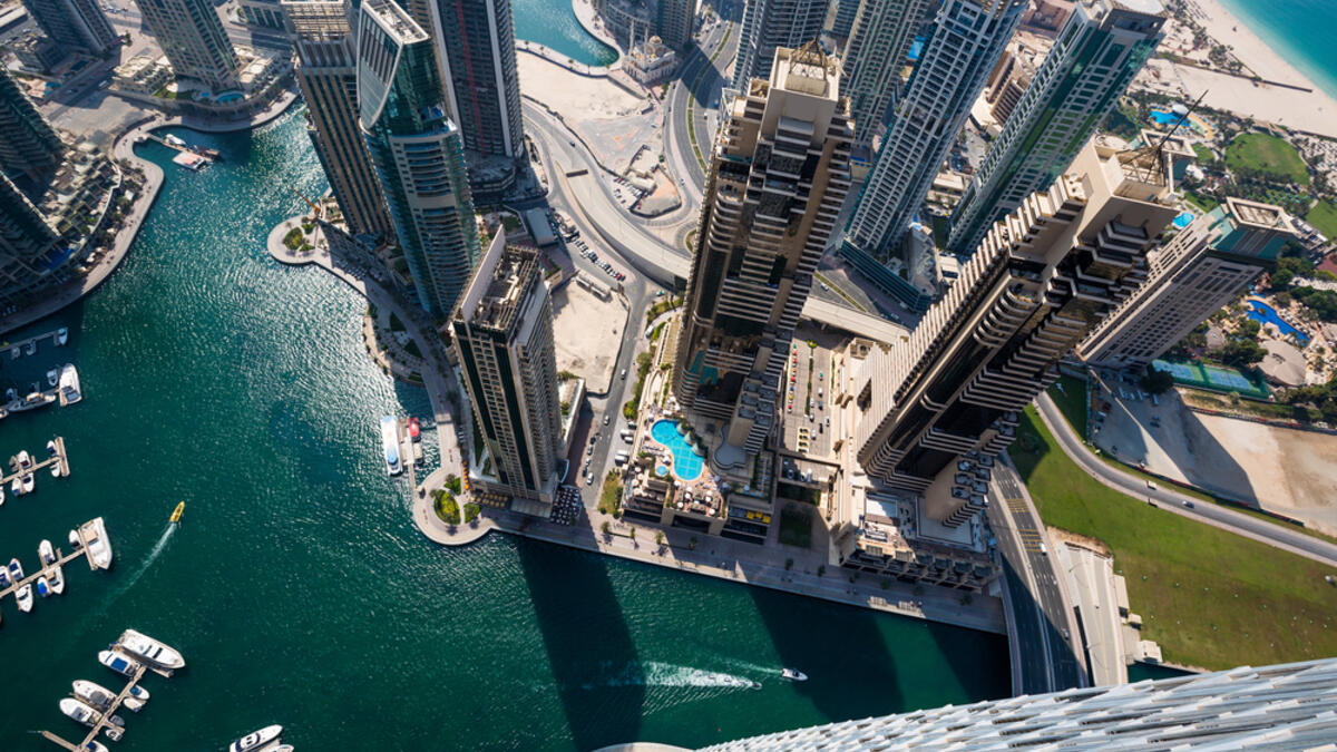 Dubai Marina aerial view. (Shutterstock/ File Photo)