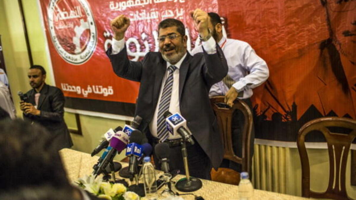 الرئيس المصري محمد مرسي