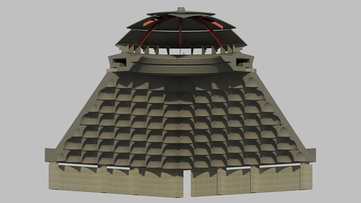 واجه مجتمع "بانش بول" المسلم صعوبات عدة في إيجاد مهندس معماري متدين لتصميم المسجد. ويقول هورتون إن كانداليباس أعطاهم الثقة بأن أسس المسجد الدينية ستدمج في هيكل مسجد غير تقليدي، ما سيجعله يحتفظ بمعناه كمساحة مقدسة.