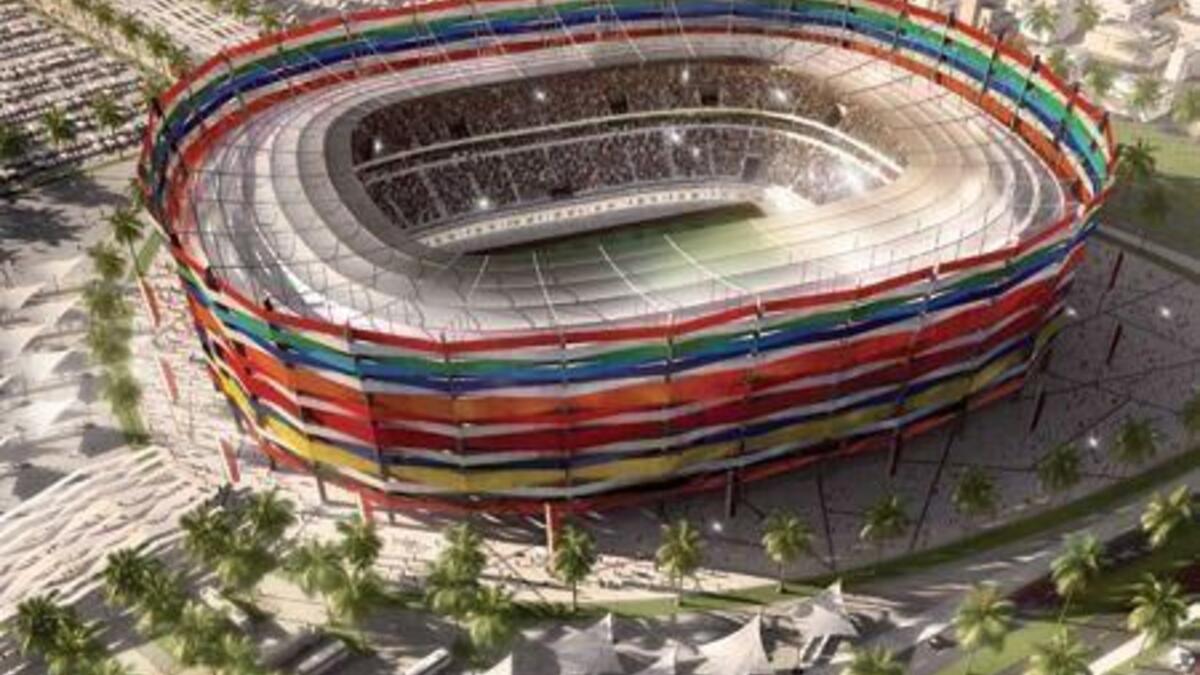 Al-Gharafa Stadium also in Al-Rayyan area. (AFP/ file)