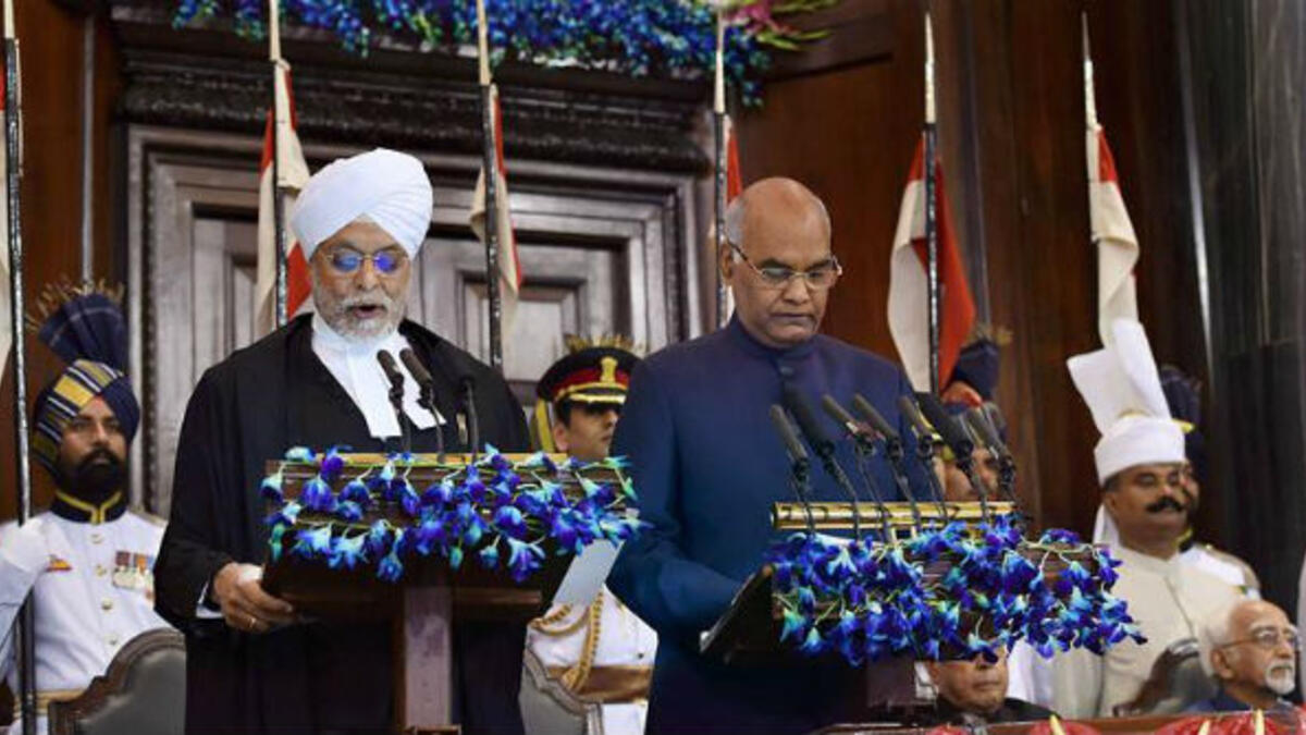 أدى رام نات كوفيند اليمين في الخامس والعشرين من شهر يوليو 2017