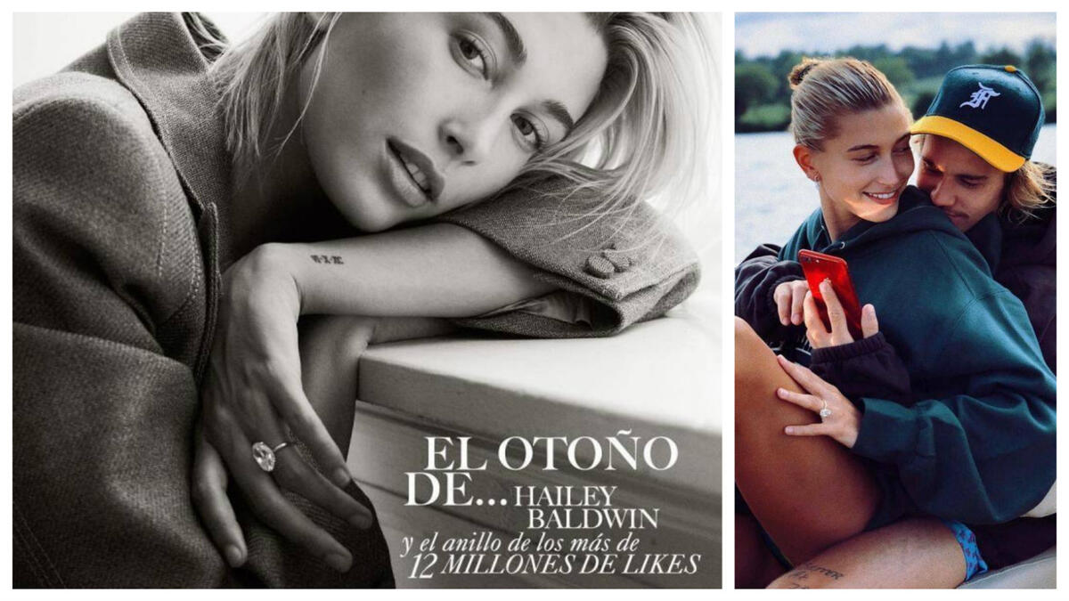 هايلي بالدوين: قدم نجم البوب الكندي جاستن بيبر لها خاتم ألماس مثير بلغ سعره 500 ألف دولار.