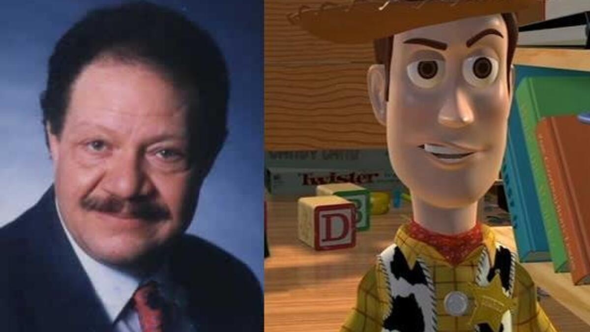 النجم الكبير يحيى الفخراني والذي قام بدور وودي في فيلم حكاية لعبة.