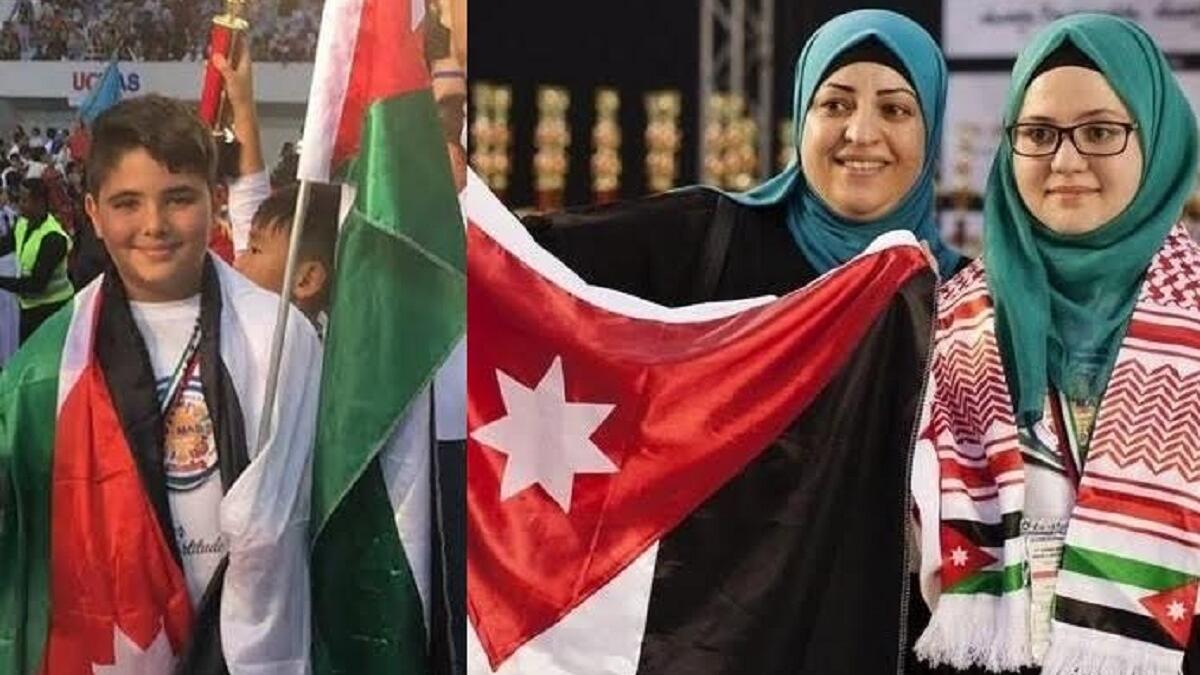 سولاف عبد النبي ومروان جوينات / يوماس:
فازت سولاف باللقب البطل في مسابقة الرياضيات والحساب العالمية "UCMAS" وتكون بذلك أول عربية تحصل على هذا اللقب منذ انطلاق المسابقة قبل 21 عاماً، فيما فاز مروان بلقب الوصيف الأول "First Placing".