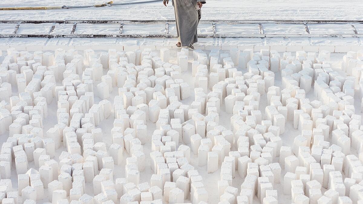 Egypt limestone workers