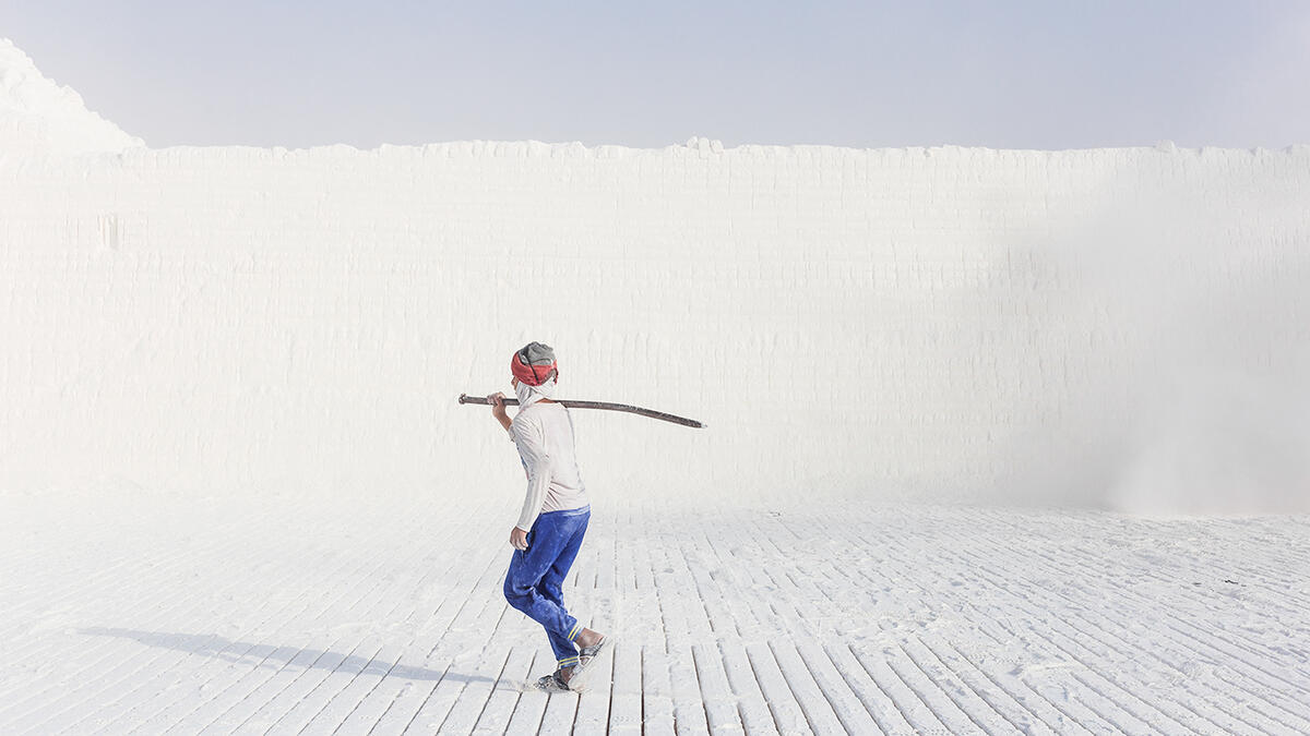 Egypt limestone workers