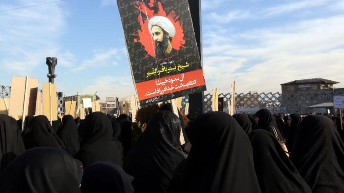 demonstration Nimr al Nimr execution