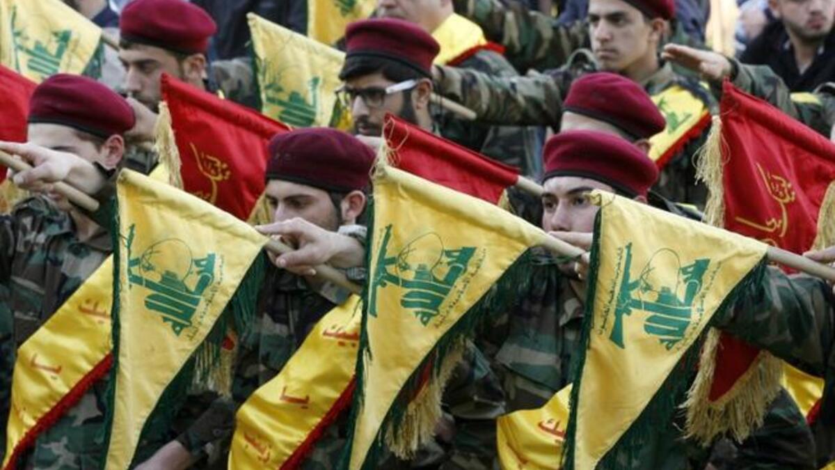 By March, KSA, then the Arab League and GCC, officially labels Iran-backed Hezbollah as a “terrorists". Only Lebanon and Iraq express reservations. Lebanon's Foreign Minister said, "Hezbollah enjoys wide representation...and is a main component in the country." KSA and the UAE then urge/ban citizens from Lebanon travel. (AFP/Mahmoud Zayyat)
