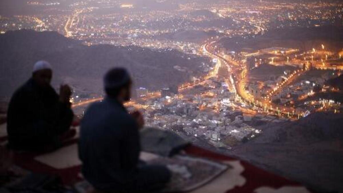 Ghar Thawr mountain,located in the lower part of Mecca to the south of the district of Misfalah. Height of the mountain is 1,405 m. (Twitter)