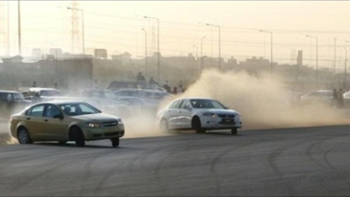 Illegal Street Drifting in Saudi Arabia. (YouTube)