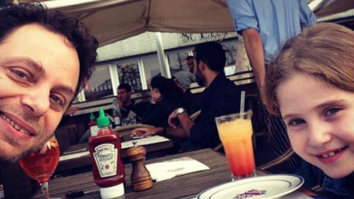 Seif Al Deen Al Sebei's Instagram account is filled with pictures with his adorable blue eyed daughter Dahab.