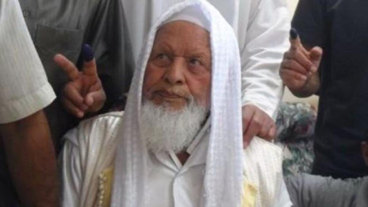 The 101 year-old guy who voted in Libya's elections