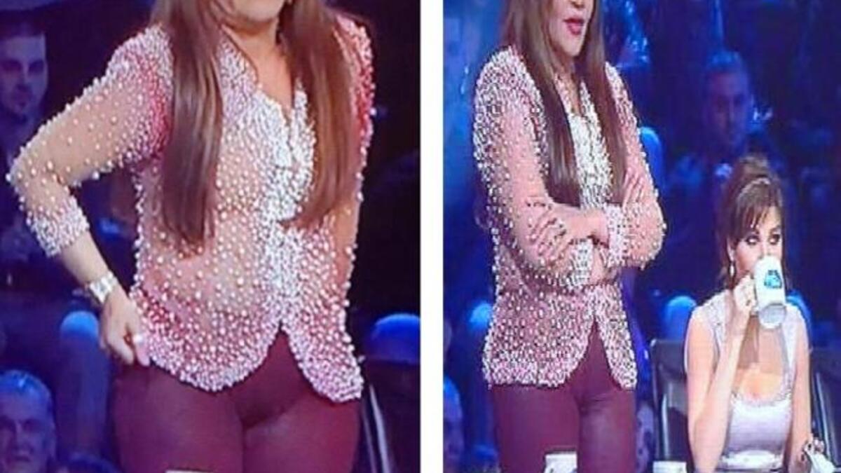 Ahlam's 'cameltoe' trouser incident