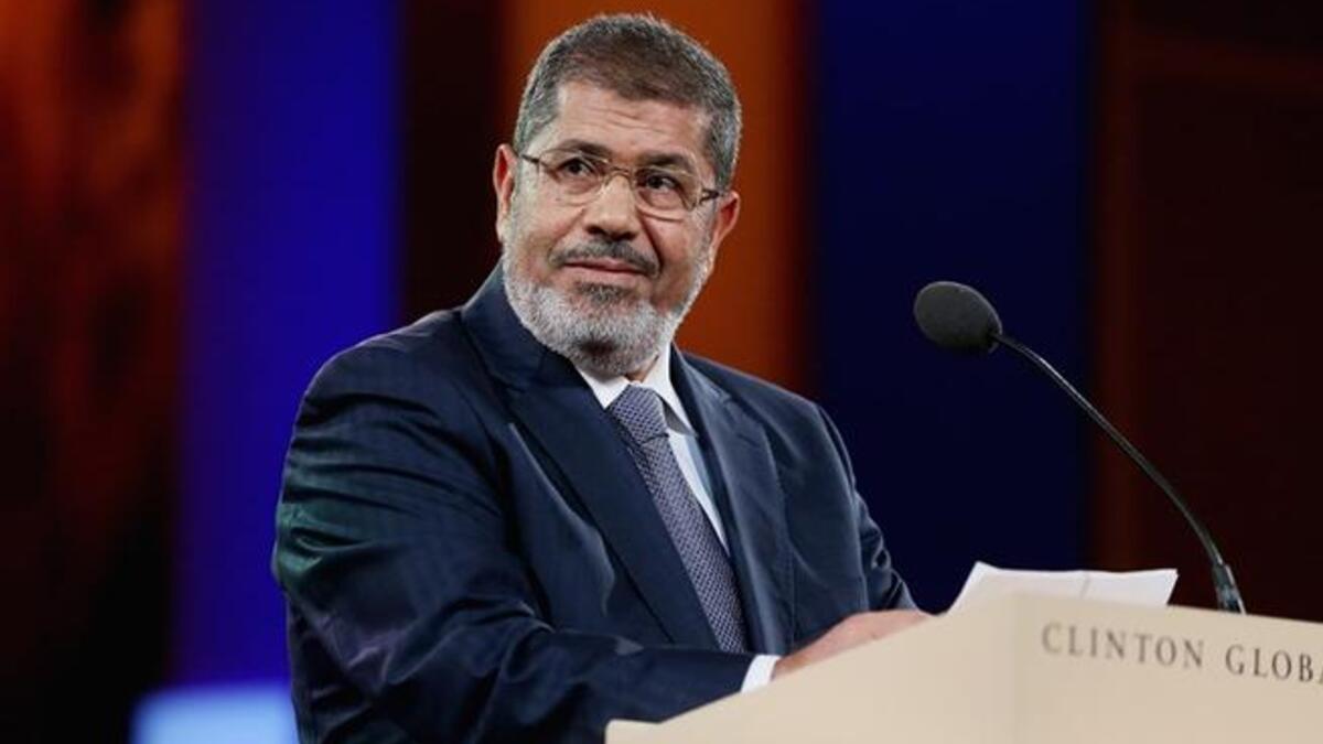 مرسي يؤيد غزة