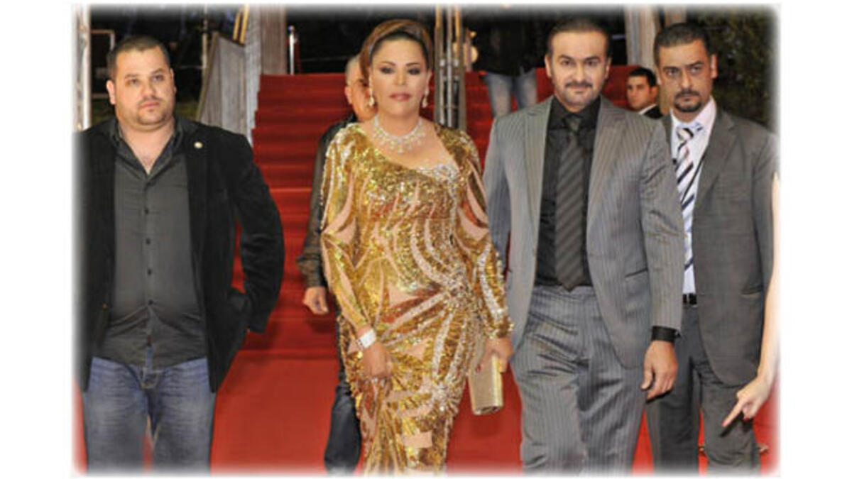 Ahlam golden dress