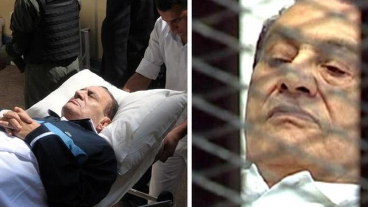 Mubarak hits rock bottom on trial.