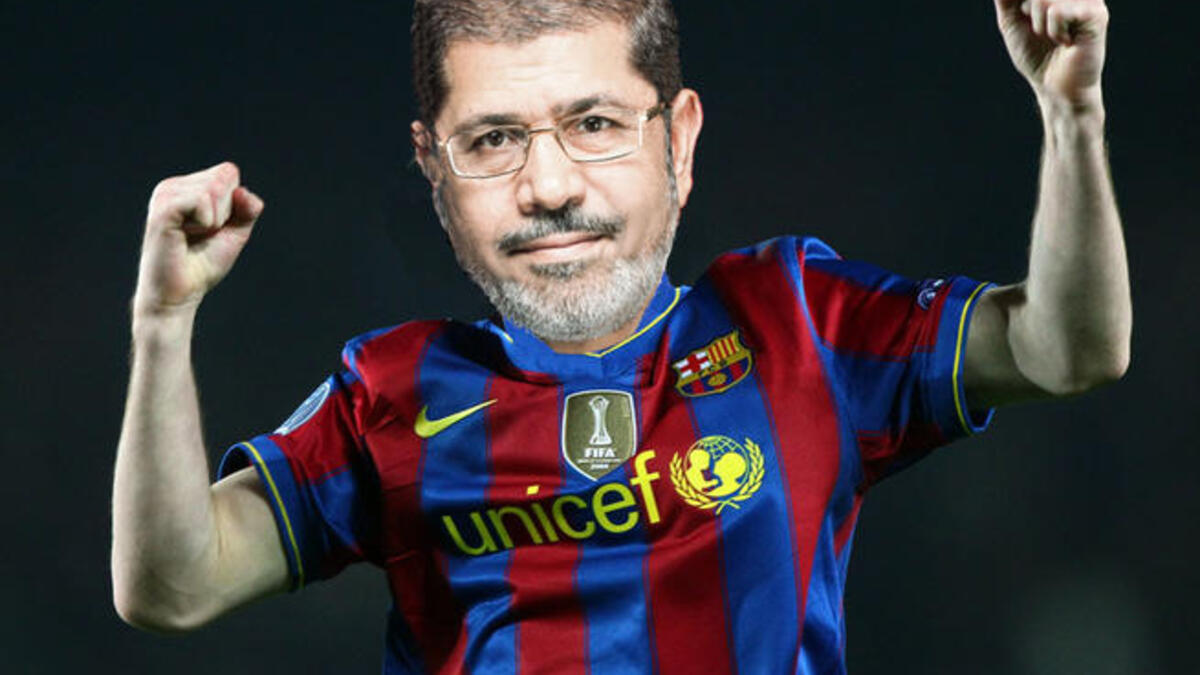 Mohammed Mursi is Lionel Messi of Barca