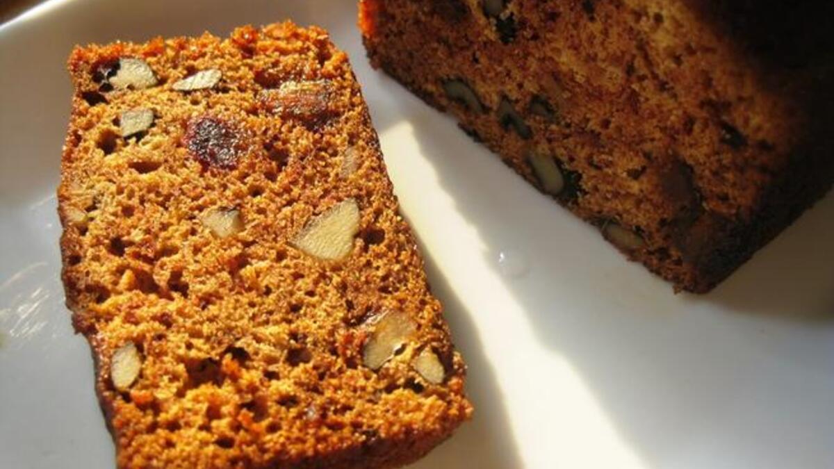 Date nut bread