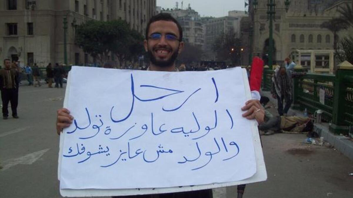 "Go away, my wife wants to give birth and the child has no wish to see you".