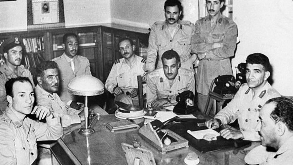 1952 heralded the era of 'military command' that arguably took hold til the People Revolution of 2011. The1952 coup d'etat sewed the seed of the start of a beautiful friendship, driven by military fellow and darling of Egypt 2nd President, Nasser.