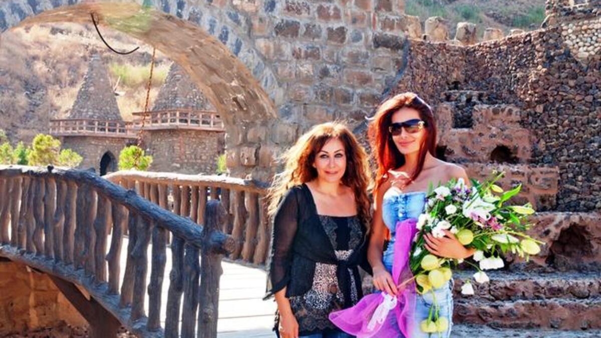 Dominique Hourrani--see slide one--following the Hasbaya Festivals: A trip to the shrine of the Prophet Ezekiel and to the Wazzani Castle in South Lebanon.