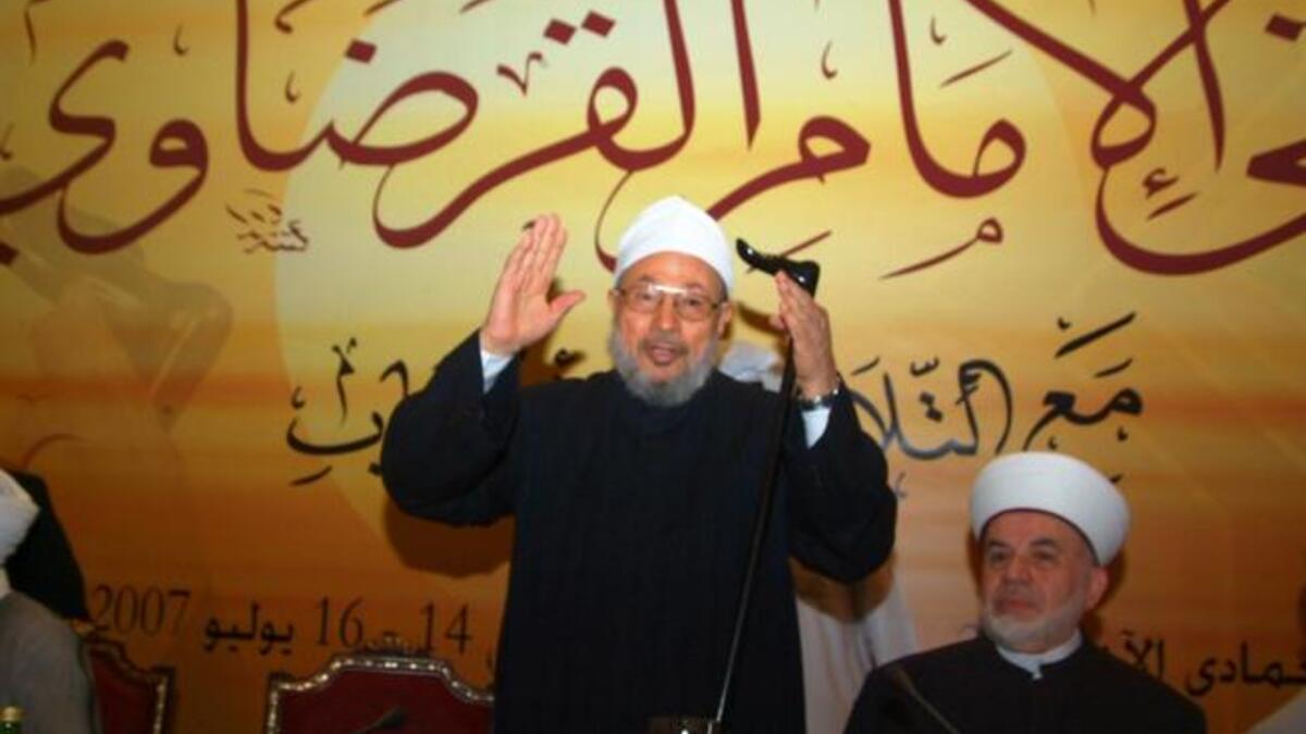 A Fatwa to Kill: Youssef Qaradawi, Egyptian scholar, addressed Copts & Muslims in Egypt, staunchly supporting the revolution. In Libya, he used his influence to rouse the rabble to kill their dictator: One Friday prayer, he authorized the murder of Gaddafi, deeming it 'halal' and a even a duty: 'to get closer to God, you must kill Gaddafi'.