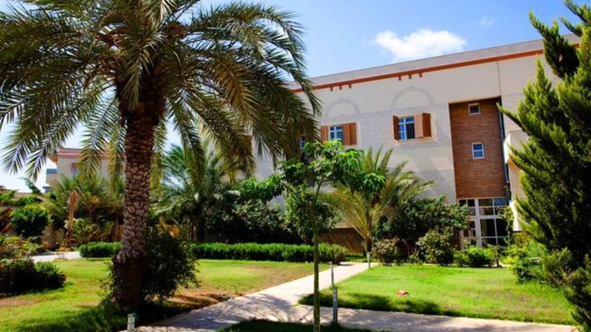 Aisha's house: This is where loyal daughter and legally trained spokesperson, nicknamed the
 ‘Claudia Schiffer of North Africa’ because of her bleached blond hair and European education, spent her down time.