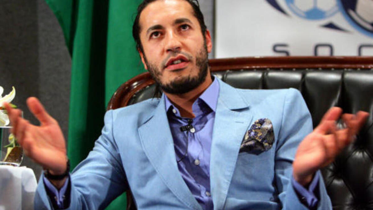 Saadi Gaddafi - Age 36 and married, a man with a stormy past who is known for recklessness, as clashes with the police in Europe, taking drugs and alcohol as well as throwing decadent parties. Suitably involved in the film industry, investing $100m.