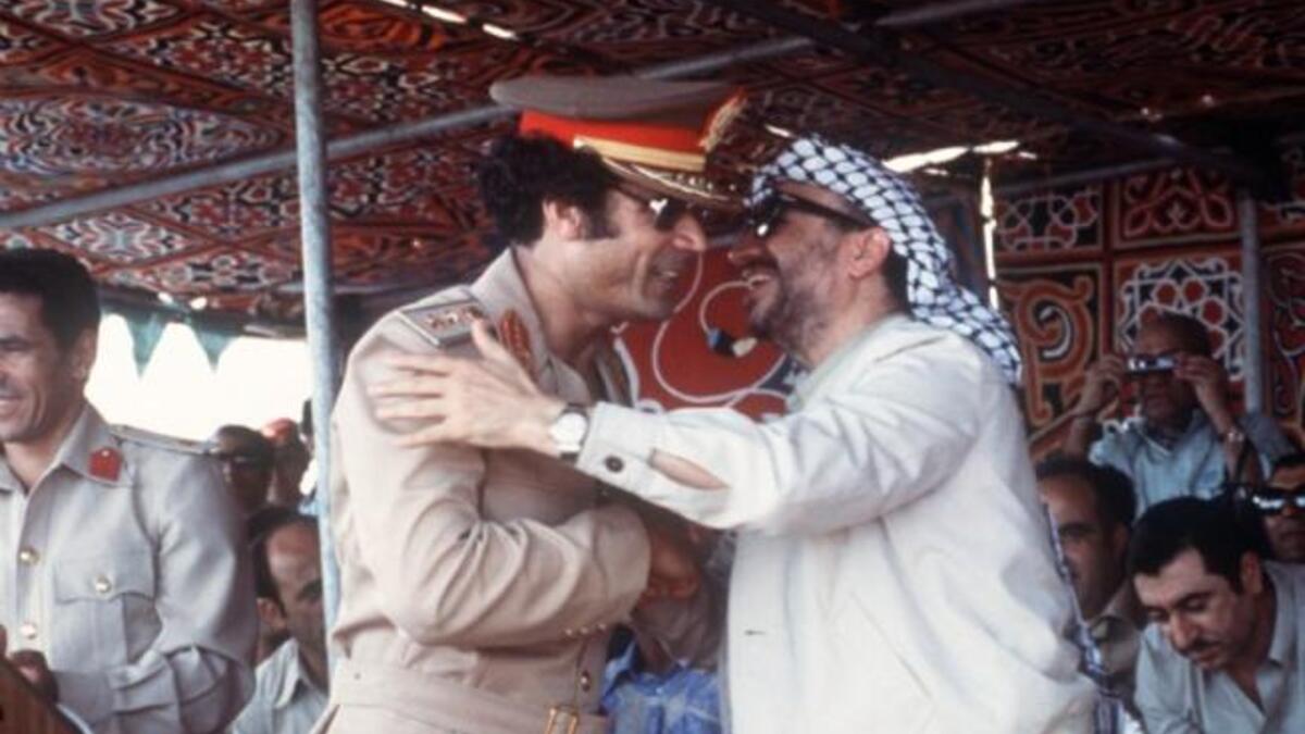 This blossomd relationship with Israel begs the question of Gaddafi's loyalty to Palestine as one-time  friend of freedomfighter Arafat. Though with the Arab world  turning on him, no wonder he feels more of an affiliation for Africa and maybe Israel.