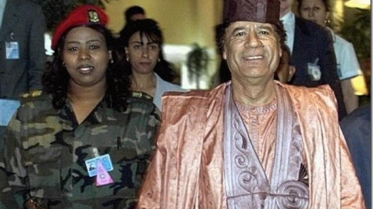 Like other aspects of his ostentations attention-seeking behavior, this eye-catching ensemble or entourage forms part of the tent-like nature of his costume of spectacle he likes to relish in.