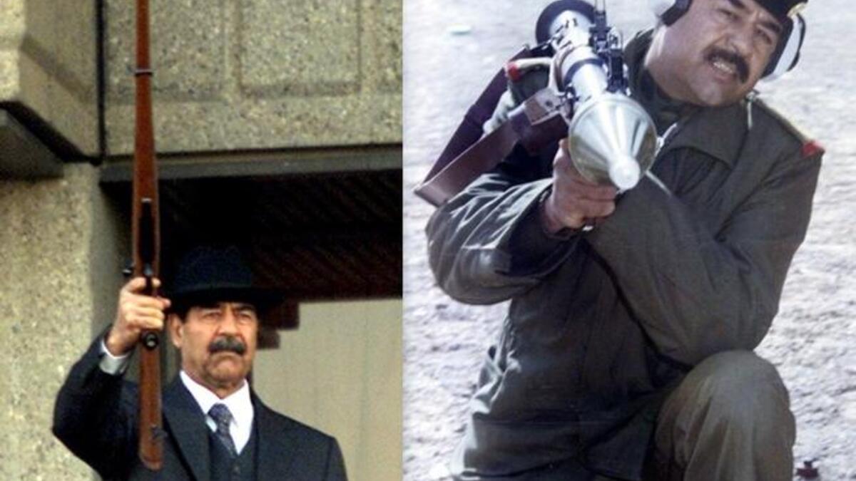 Saddam Hussein invaded Kuwait: And by doing so, he alienated the world and quite shot himself in the foot, it could be said. Power he could have been spending on really 'saving' Palestine or some such more shared 'Arab cause'.
