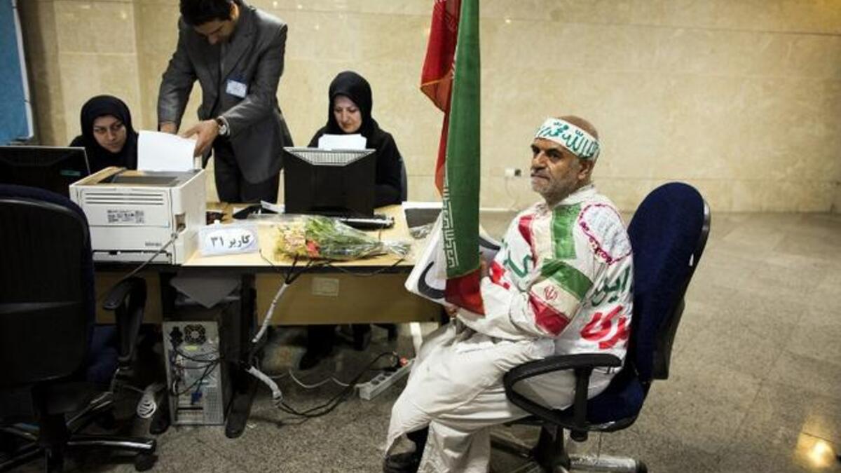 Ali Nassiri certainly dressed to impress but isn’t considered likely to make it through to the next stage.