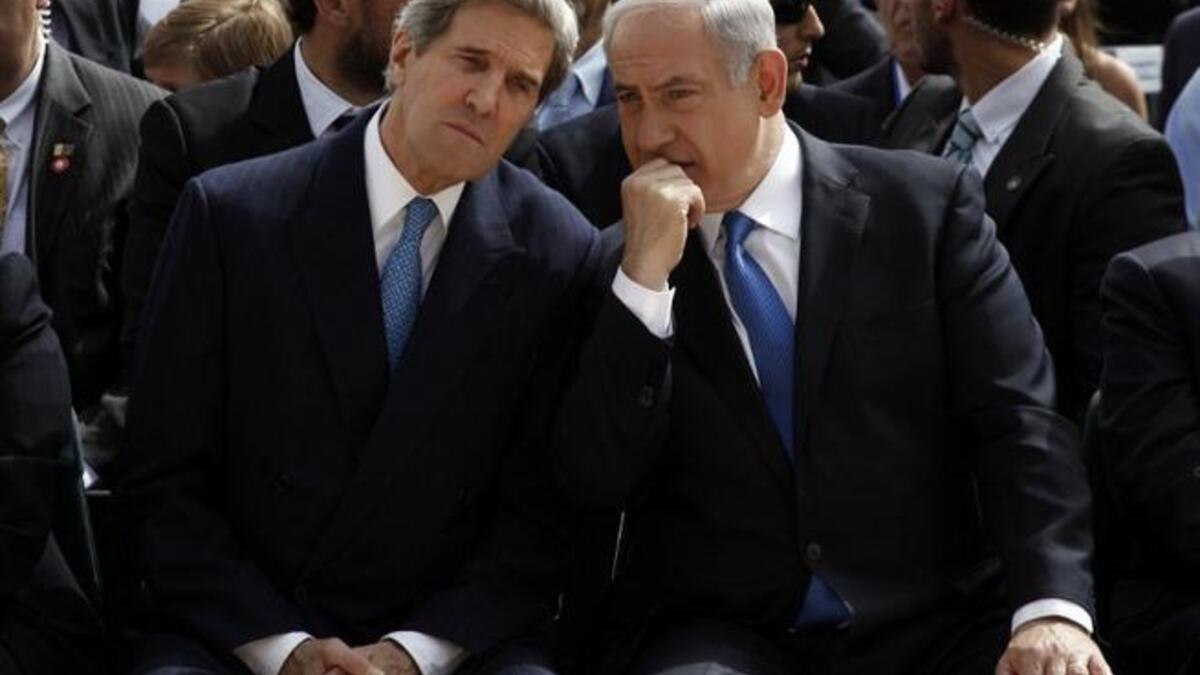 John Kerry Benyamin Netanyahu