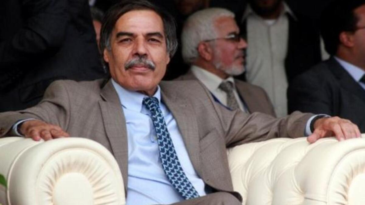 Libyan oil and finance minister Ali Tarhuni attends a ceremony announcing the liberation for the country in the eastern city of Benghazi 23rd October.