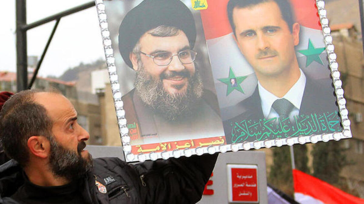 Hezbollah backs Assad regime
