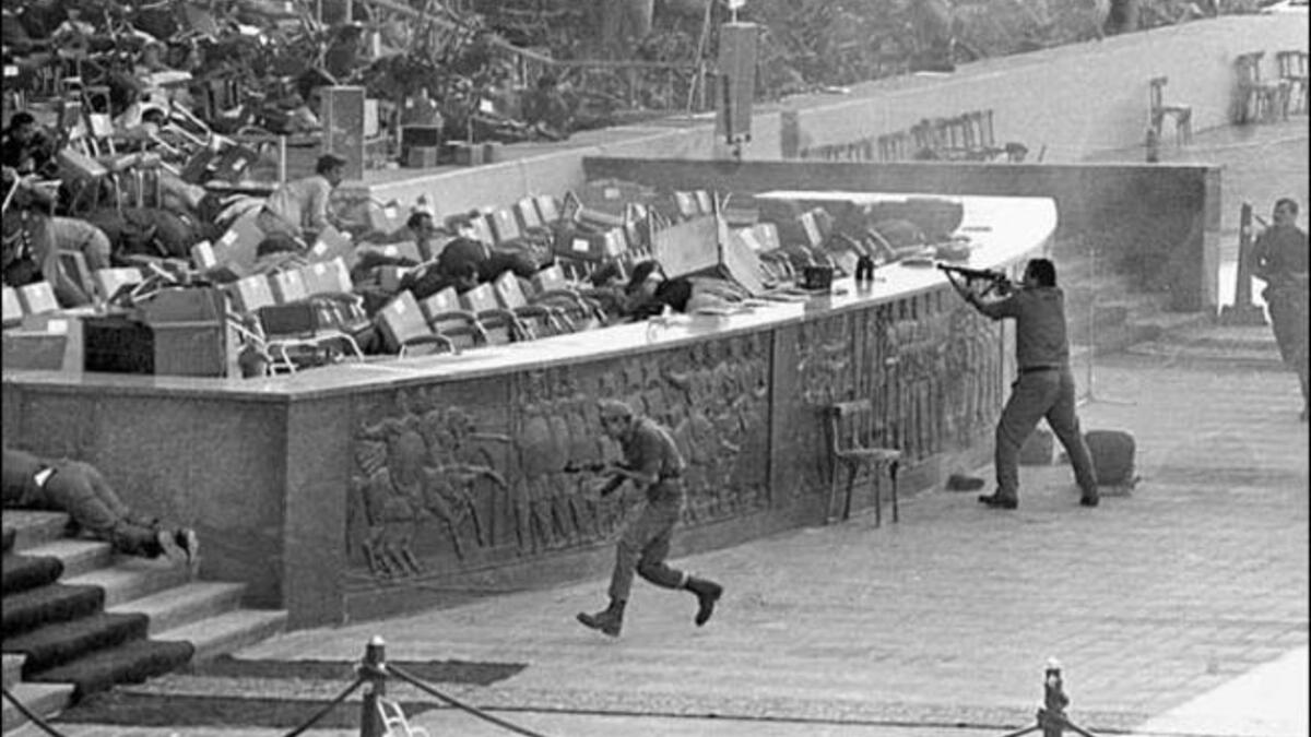 Sadat assassination in action
