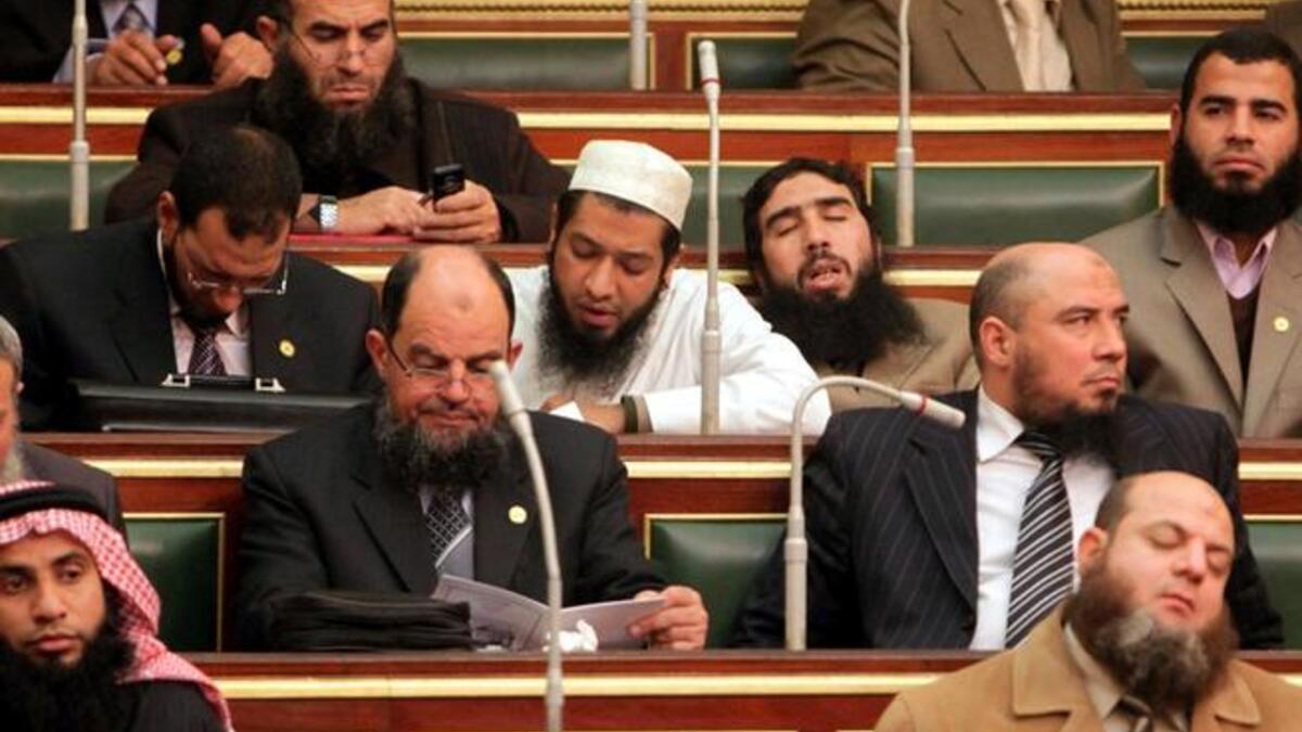 Egypt's parliament in a slumber session