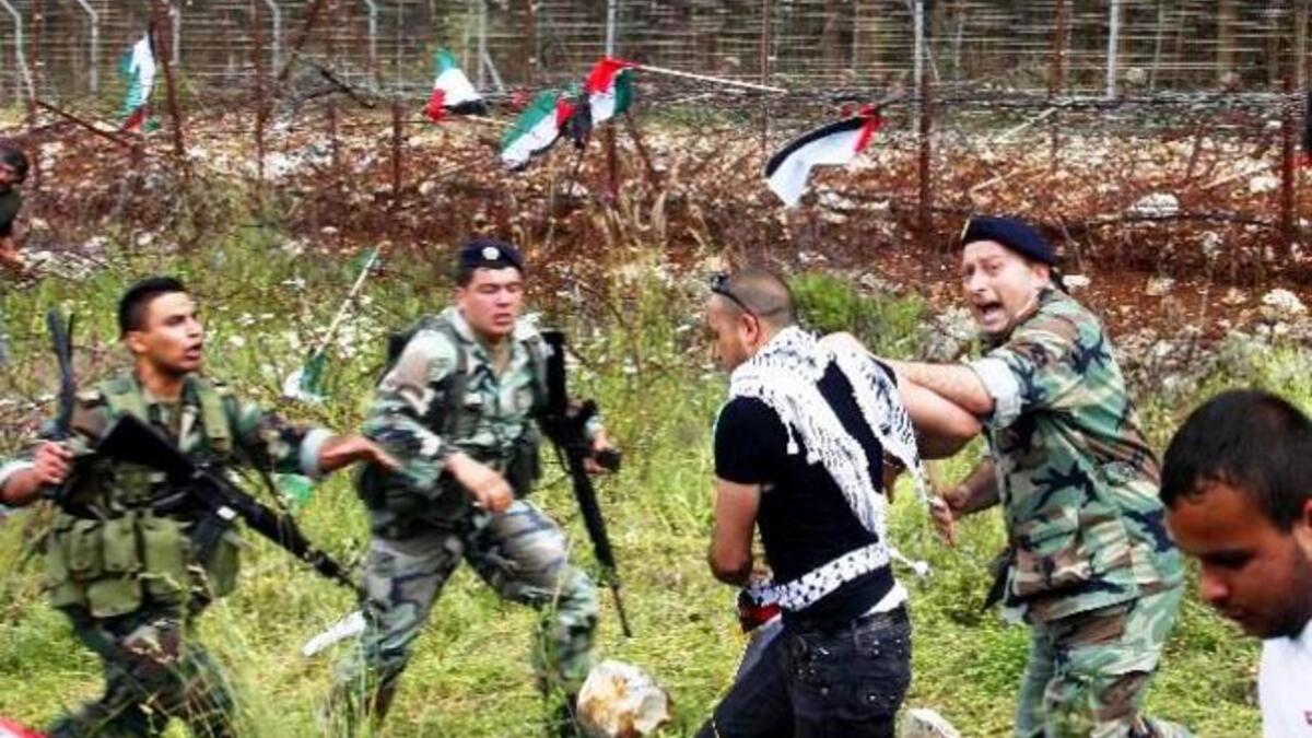 مارون الراس على الحدود الإسرائيلية اللبنانية